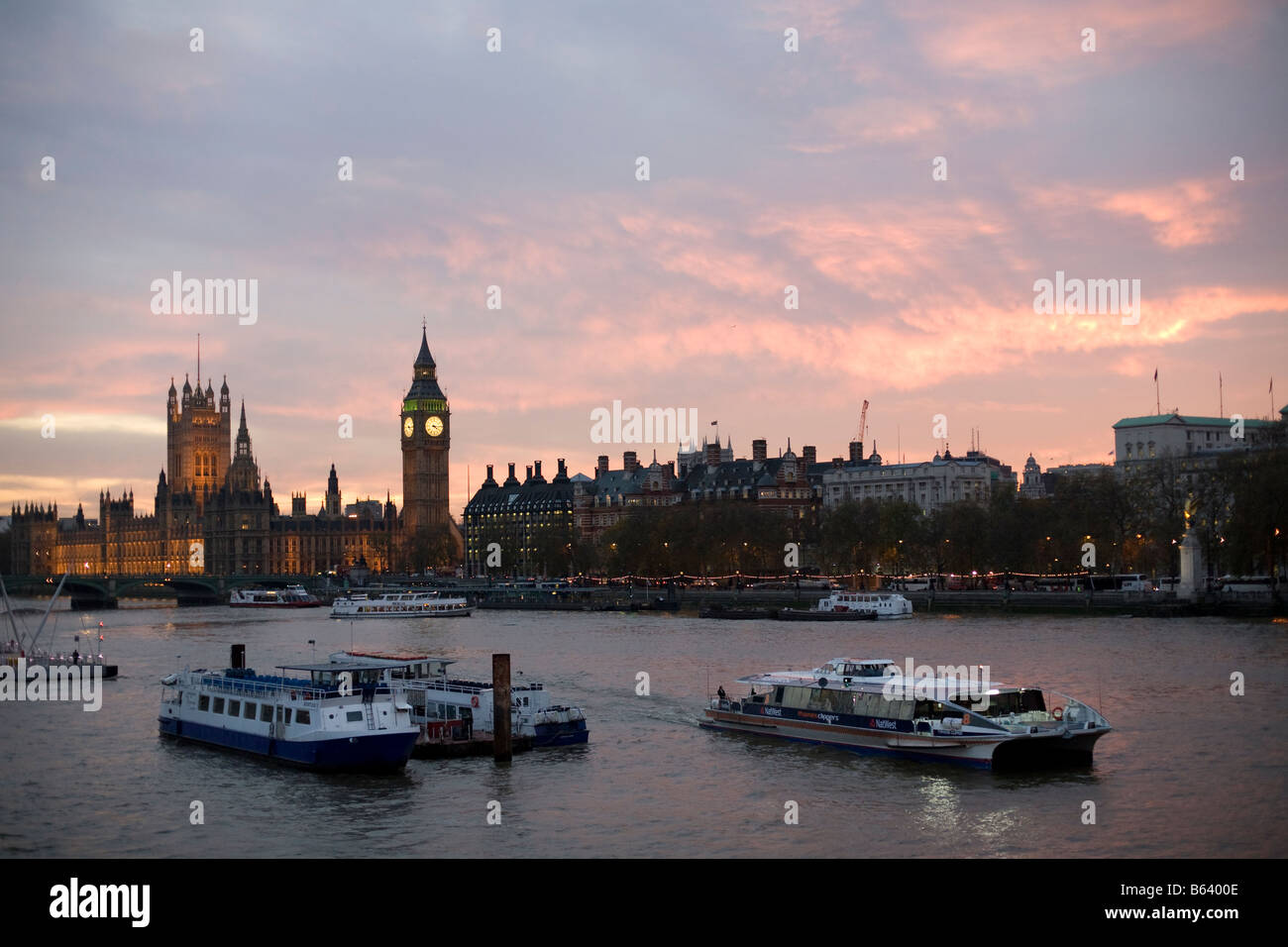 Houses of Parlament und Big Ben London UK Stockfoto