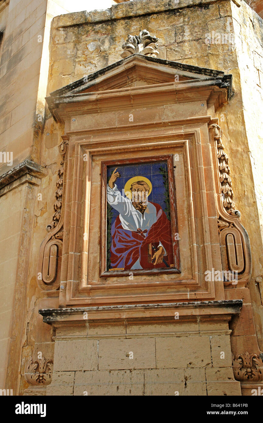 Ein Bild von St Paul,, in Mdina Malta Stockfoto