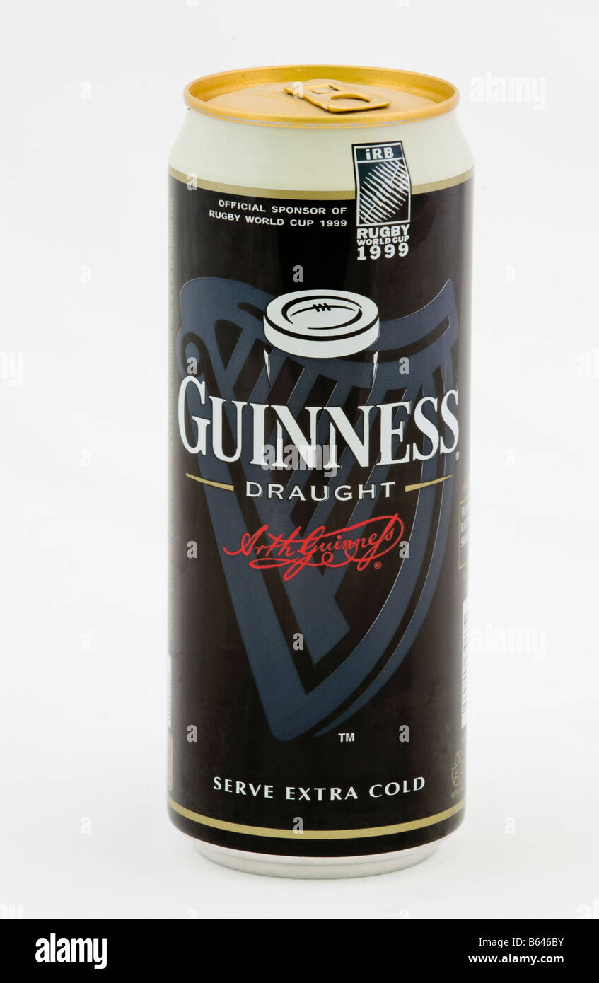 Werbeartikel können Guinness produziert für die Rugby-Weltmeisterschaft 1999 Stockfoto