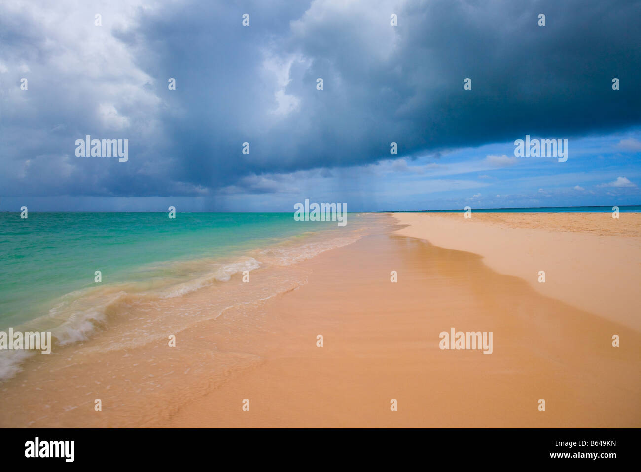 Bavaro Beach, Punta Cana, Dominikanische Republik Stockfoto