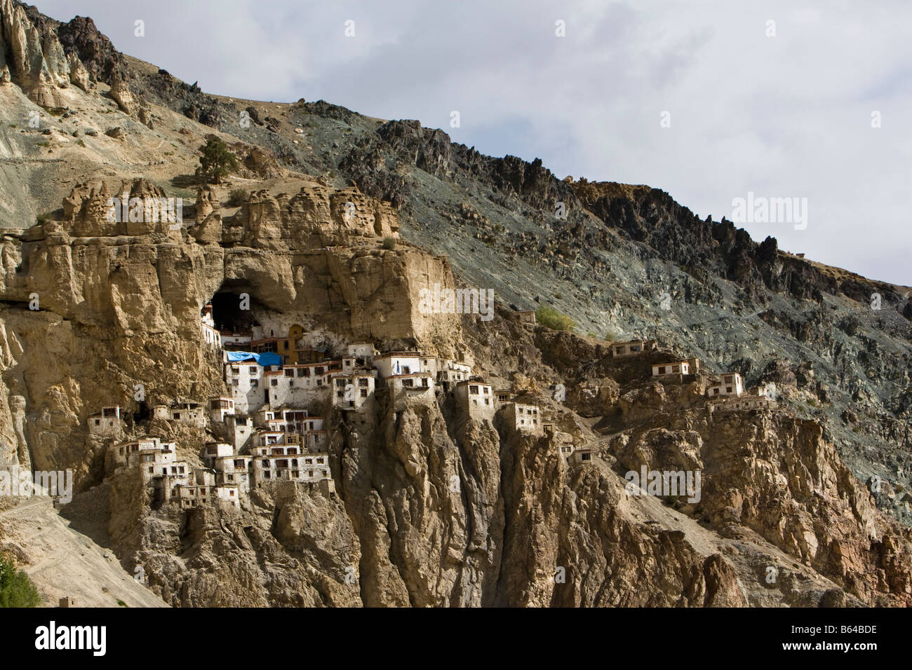 Kloster Phuktal zanskar Ladakh Stockfoto