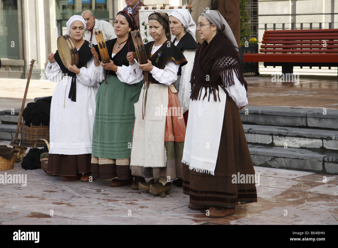 La Hedra San Estieban de Les Cruces Uvieu, Oviedo, Spanien Stockfoto