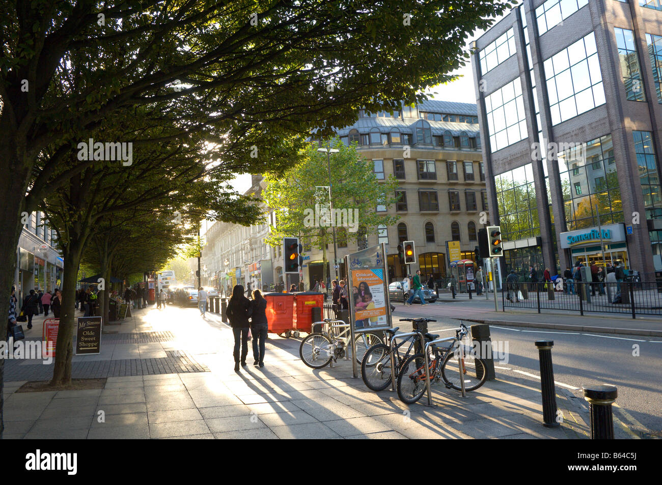 Colmore Reihe Birmingham West Midlands-Großbritannien-Europa Stockfoto