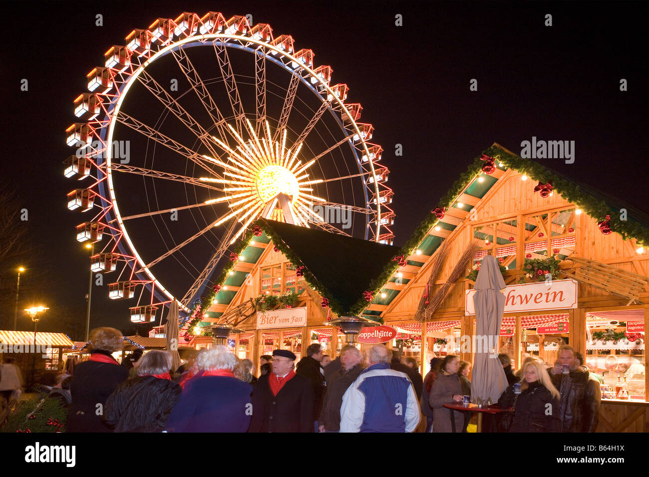 Christmas Market Berlin Deutschland Stockfoto