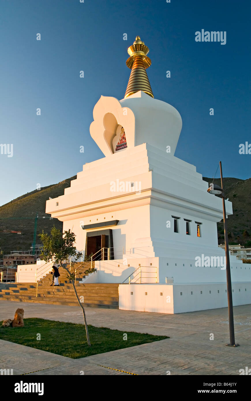 Erleuchtung Stupa, Benalmadena, Spanien Stockfoto
