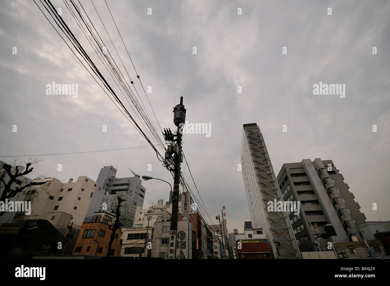 Gebäude im Bezirk Minato-Ku. Tokyo. Japan Stockfoto