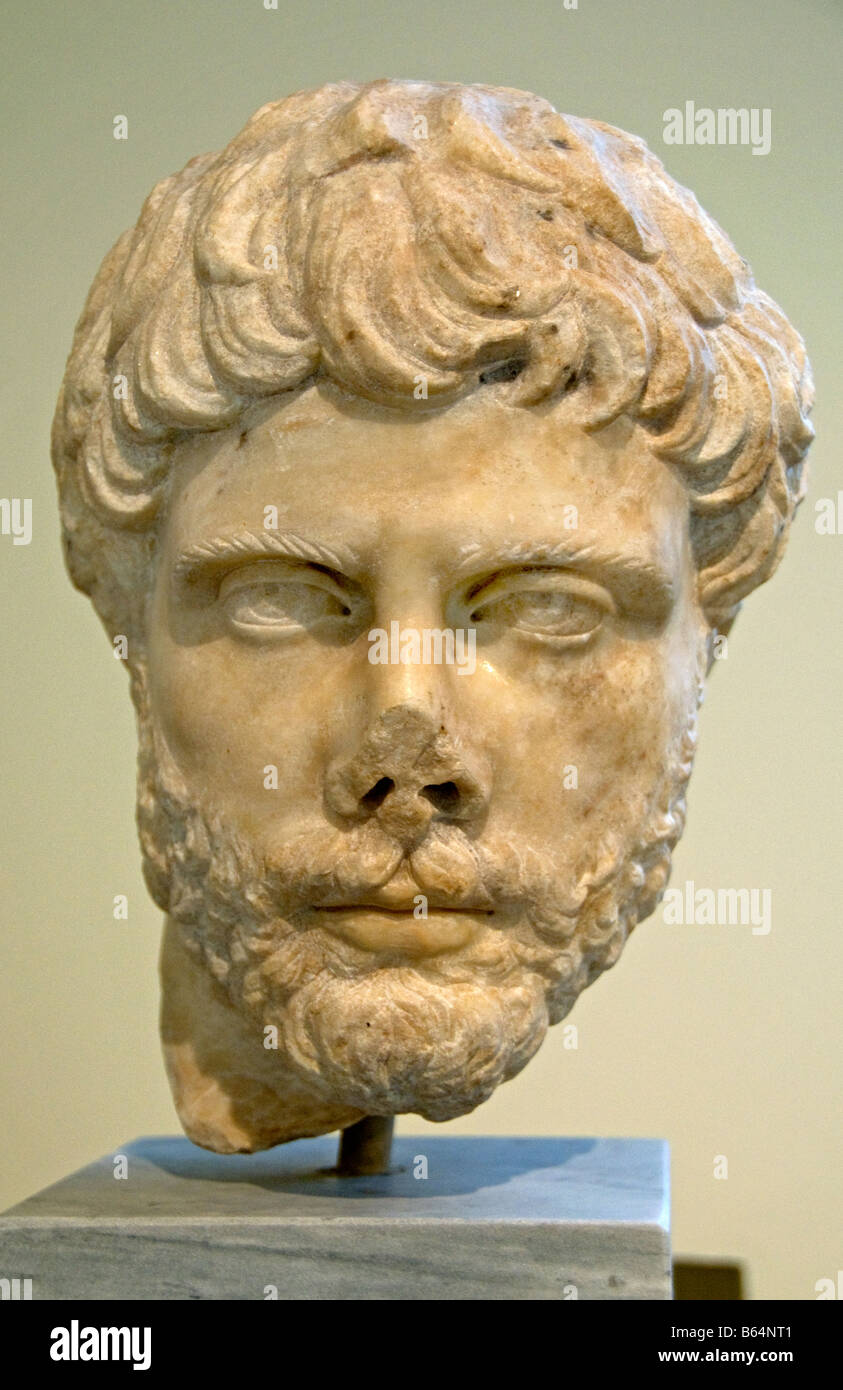 Kosmetes pentelischem Athen Gallienus AD 253 268 griechischen Griechenland Museum Stockfoto