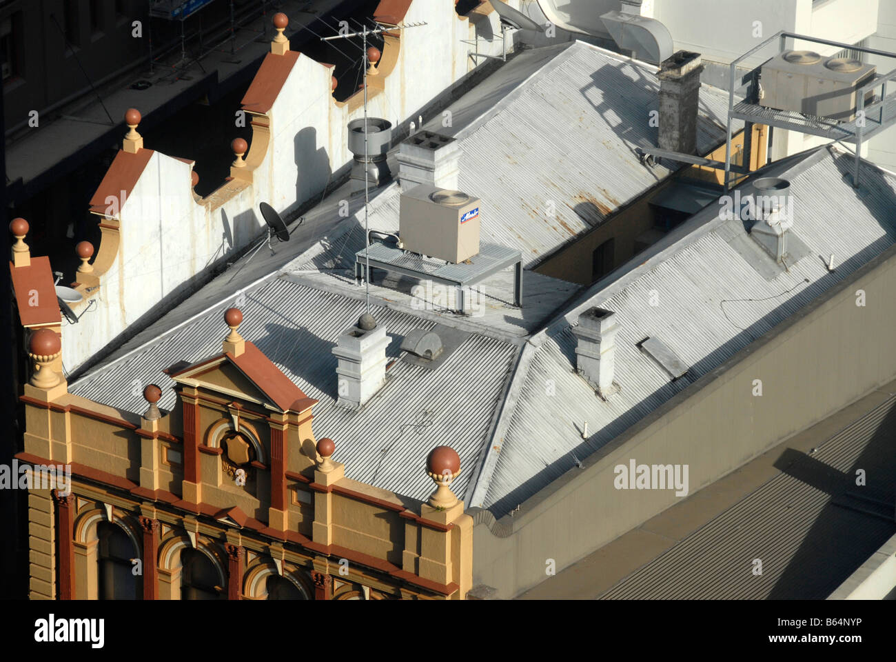 Alte Hausdach Sydney Australia Stockfoto