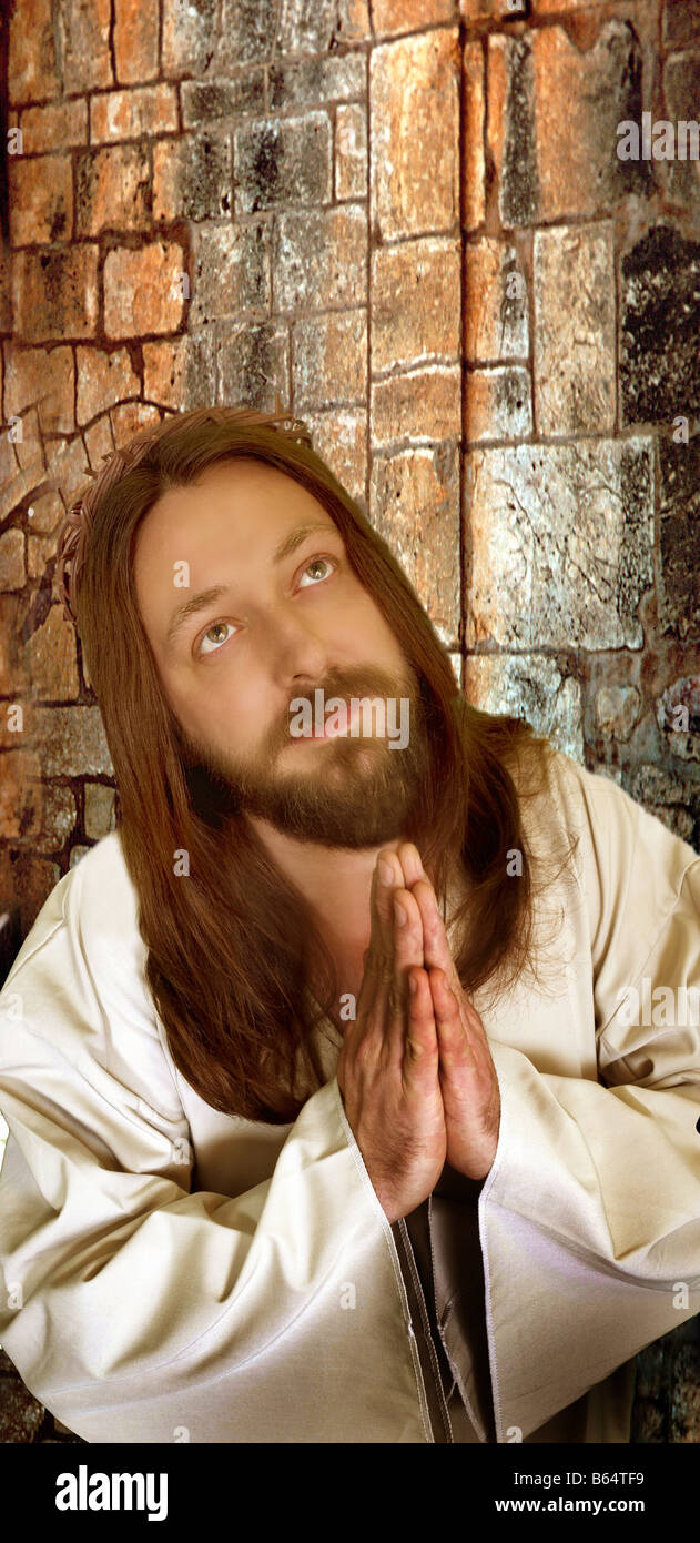 Praying jesus -Fotos und -Bildmaterial in hoher Auflösung – Alamy