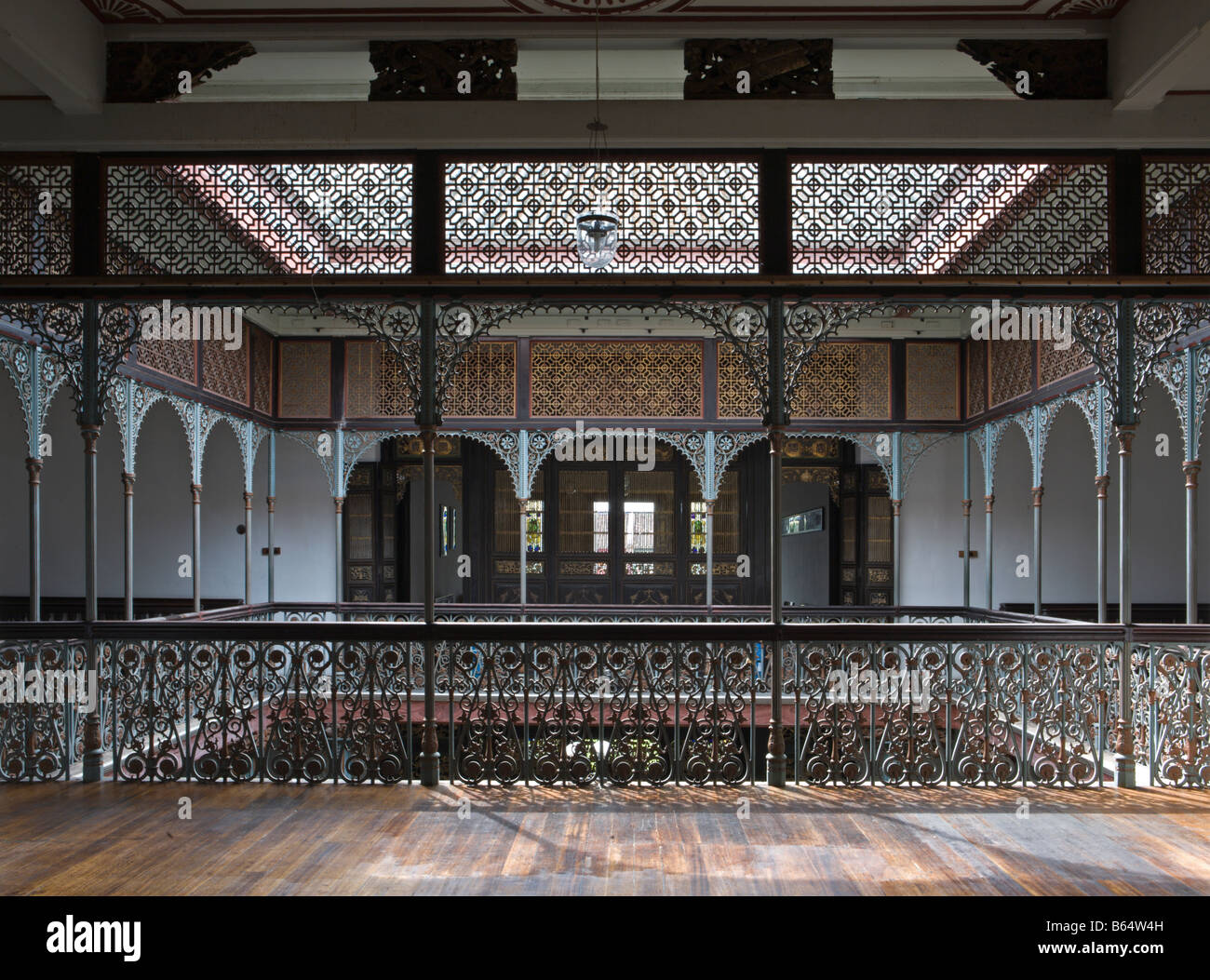 Indoor Innenraum, Cheong Fatt Tze Mansion, Penang, Malaysia Stockfoto