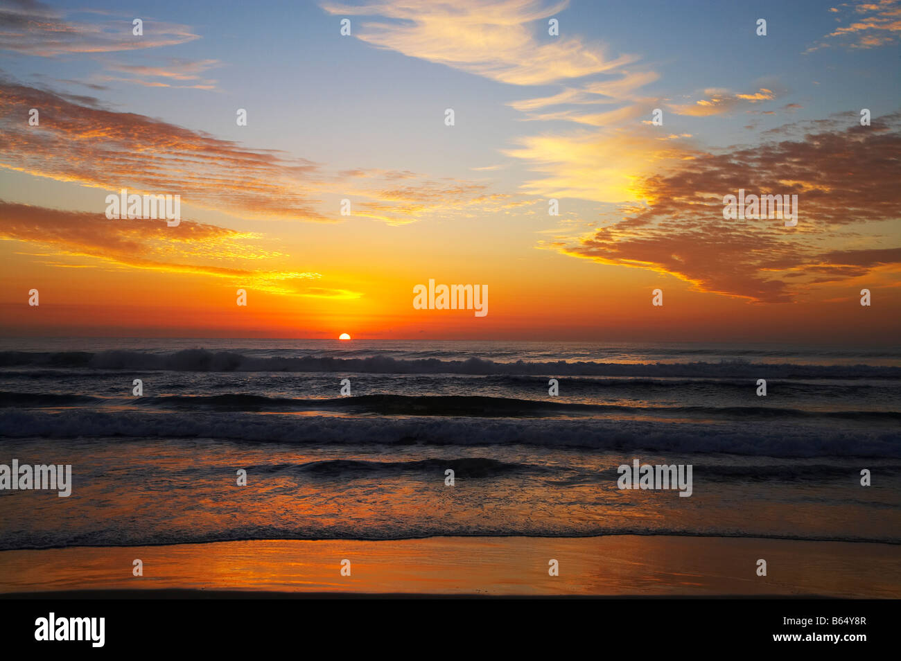 Sunrise Surfers Paradise Gold Coast Queensland Australien Stockfoto
