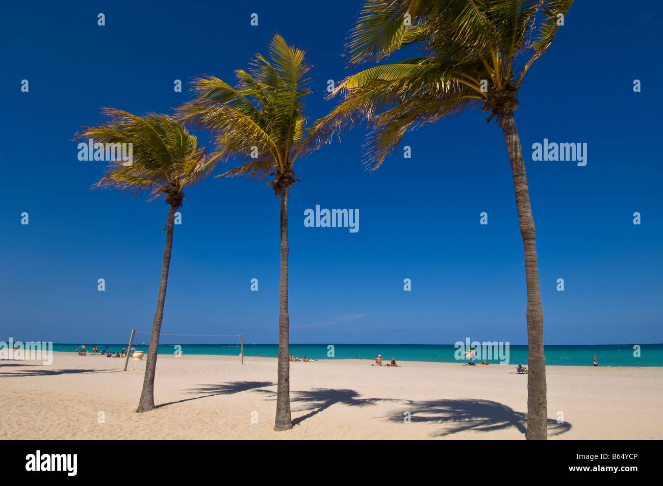 Hollywood Beach Gold Coast Florida Vereinigte Staaten von Amerika Stockfoto