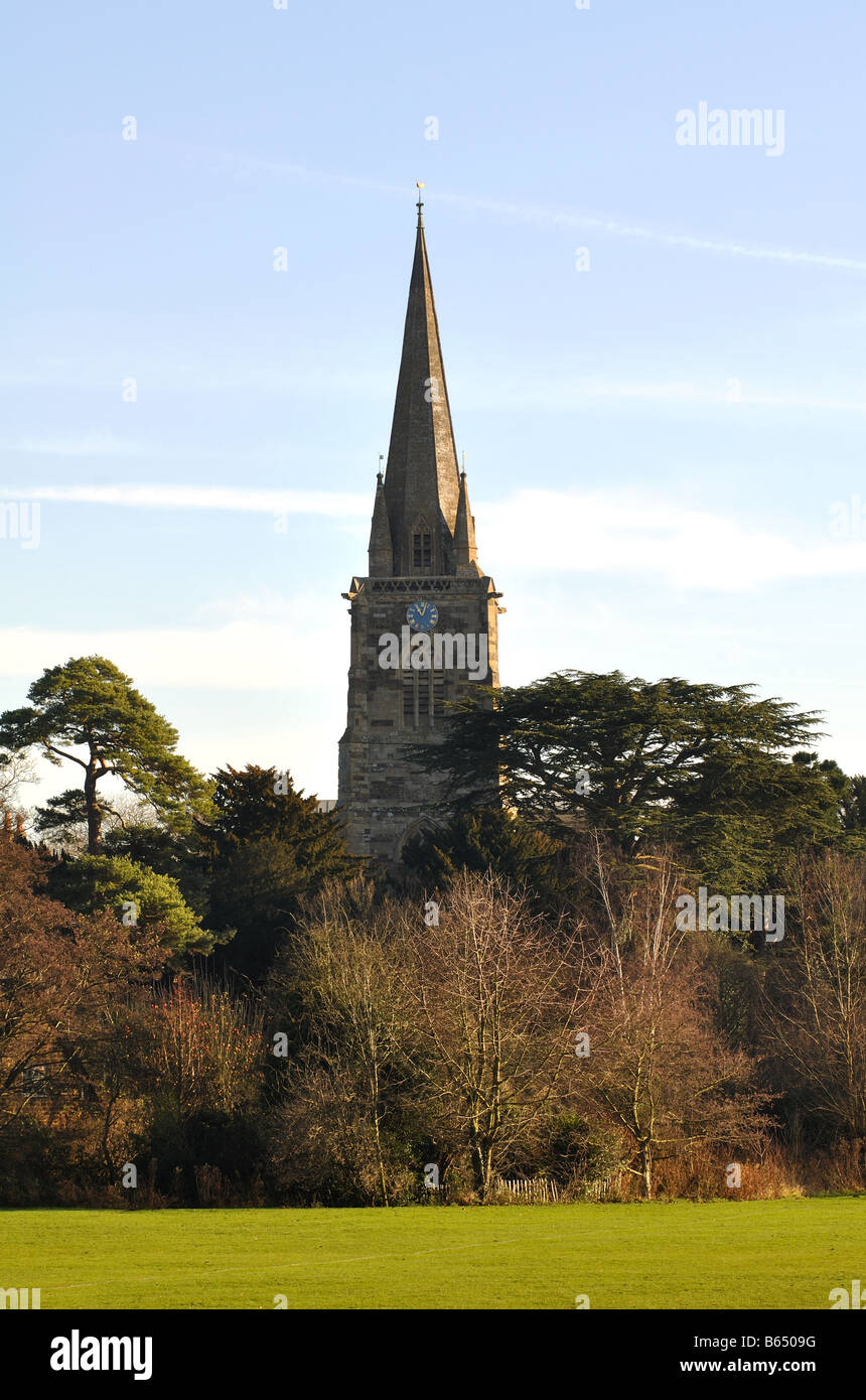 St. Marien Kirche, Adderbury, Oxfordshire, England, Vereinigtes Königreich Stockfoto