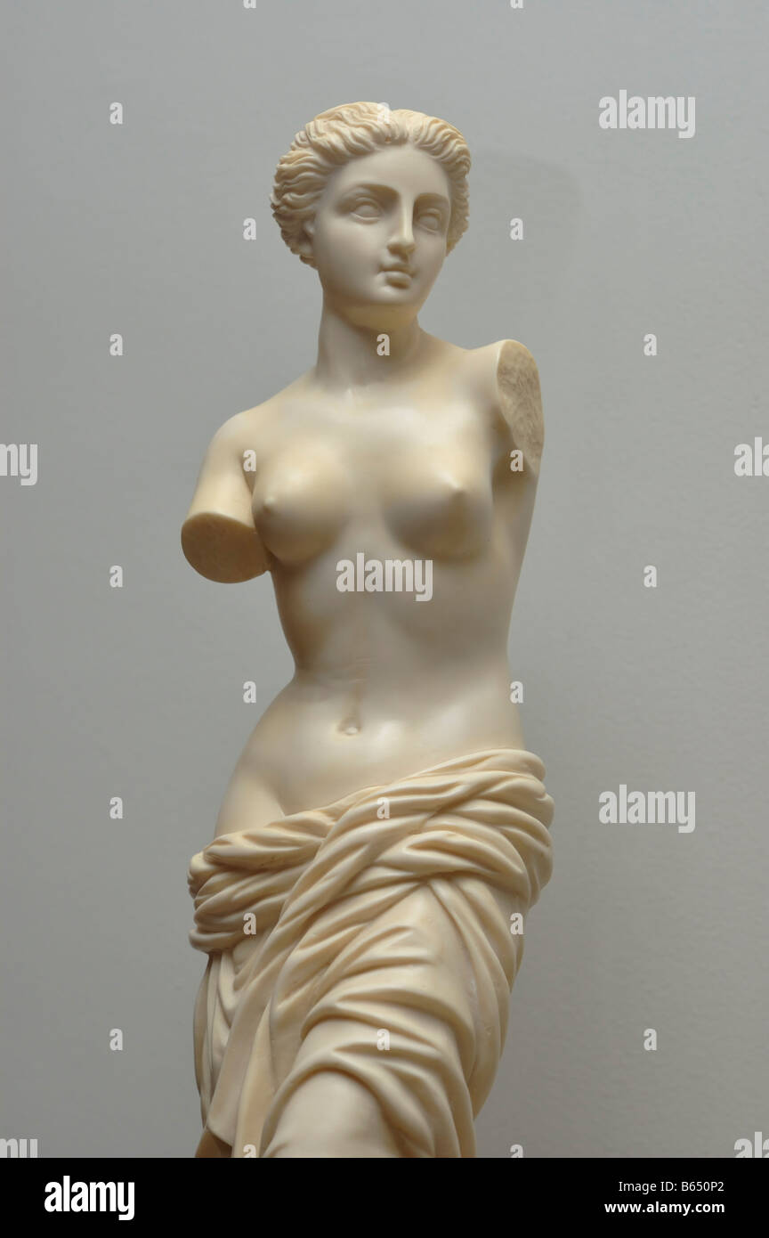 Reproduktion der Aphrodite von Milos oder Venus de Milo statue Stockfoto Reproduktion der Aphrodite von Milos oder Venus de Milo statue Stockfoto