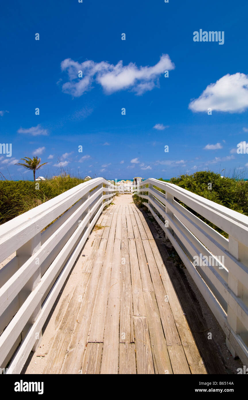 Beach South Beach Miami Gold Coast Florida Vereinigte Staaten von Amerika Stockfoto