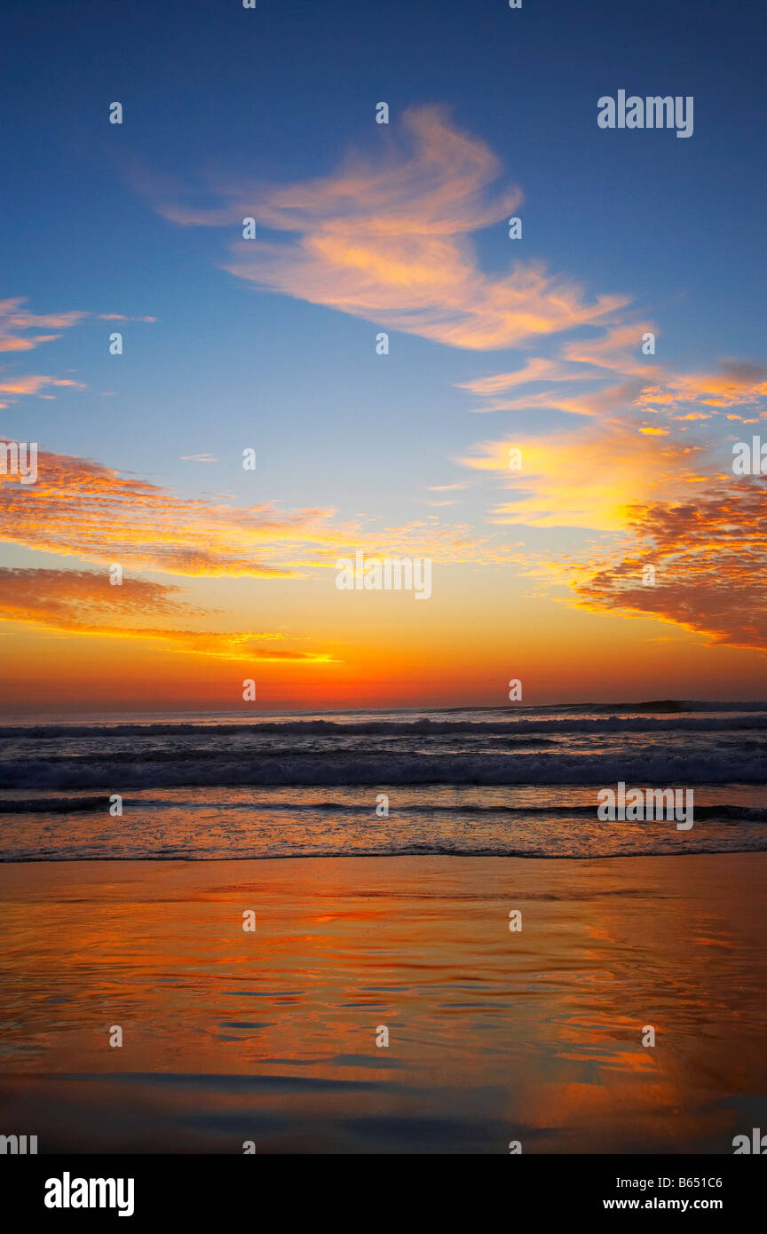 Sunrise Surfers Paradise Gold Coast Queensland Australien Stockfoto