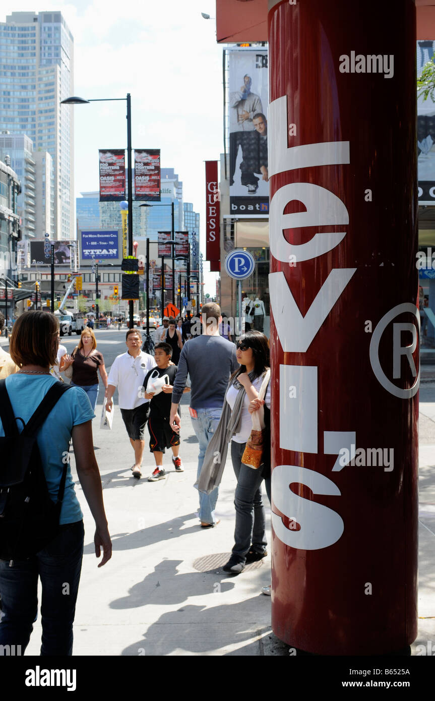 Levi's Outlet Yonge Street Toronto Stockfoto