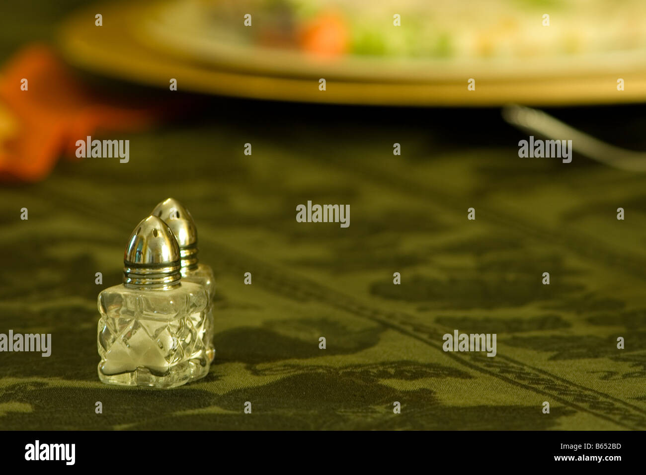 Gedeckter Tisch Stockfoto