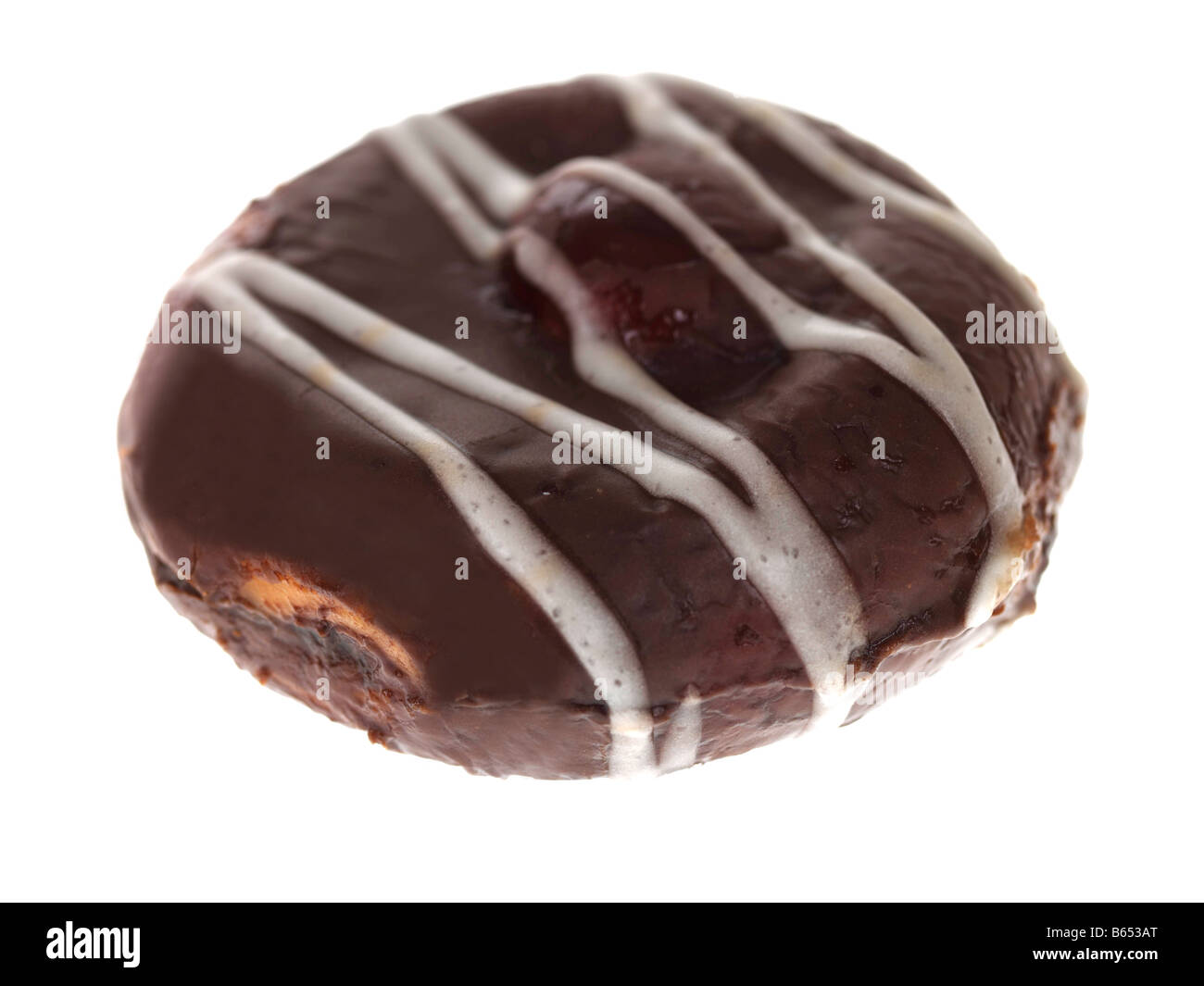 Schokolade Minze Nieselregen Donut Stockfoto