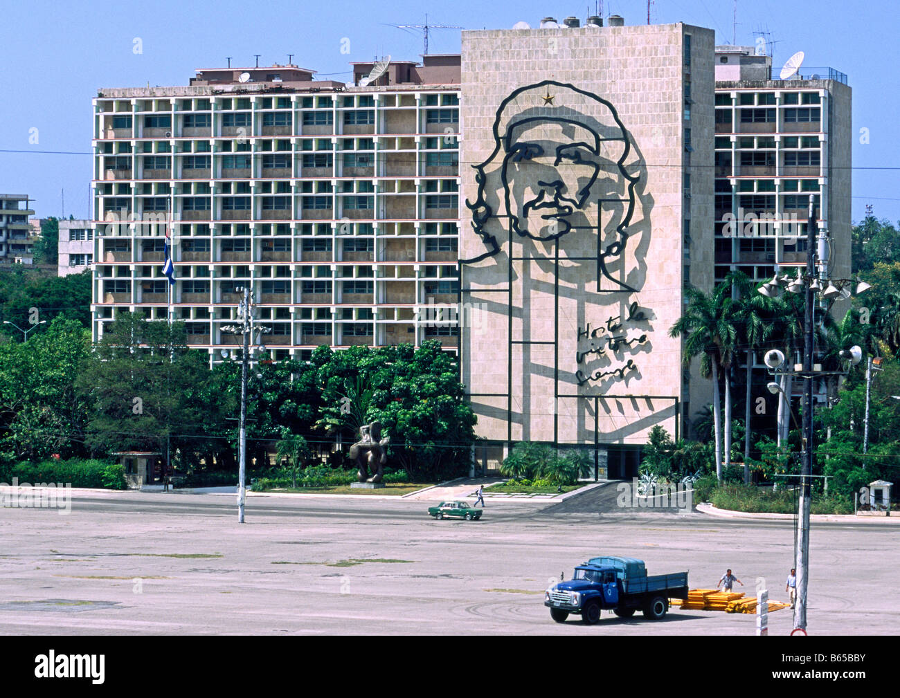 Ministerium der inneren Havanna-Kuba Stockfoto