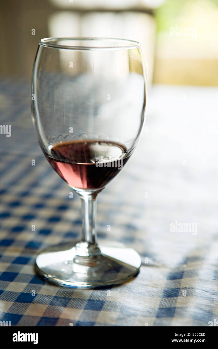 Glas Sherry, Nahaufnahme Stockfoto