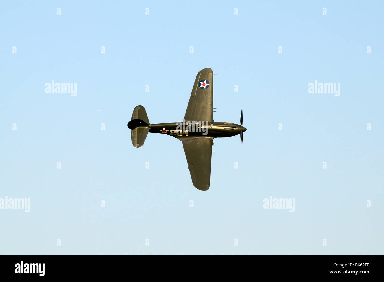 Curtiss P40B Warhawk Kittyhawk 1941 Stockfoto