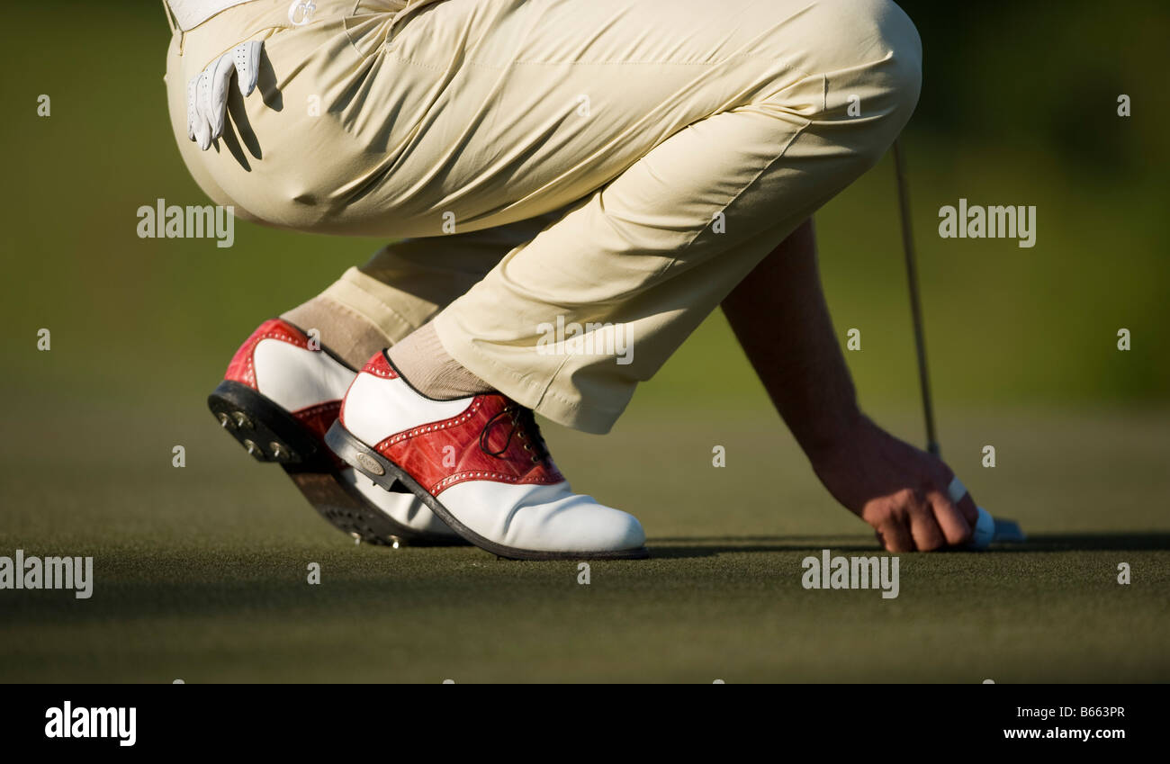 Richard Green von Australien während der dritten Runde des 54. Golf World Cup auf dem Olazabal Course in Mission Hills Resort Stockfoto