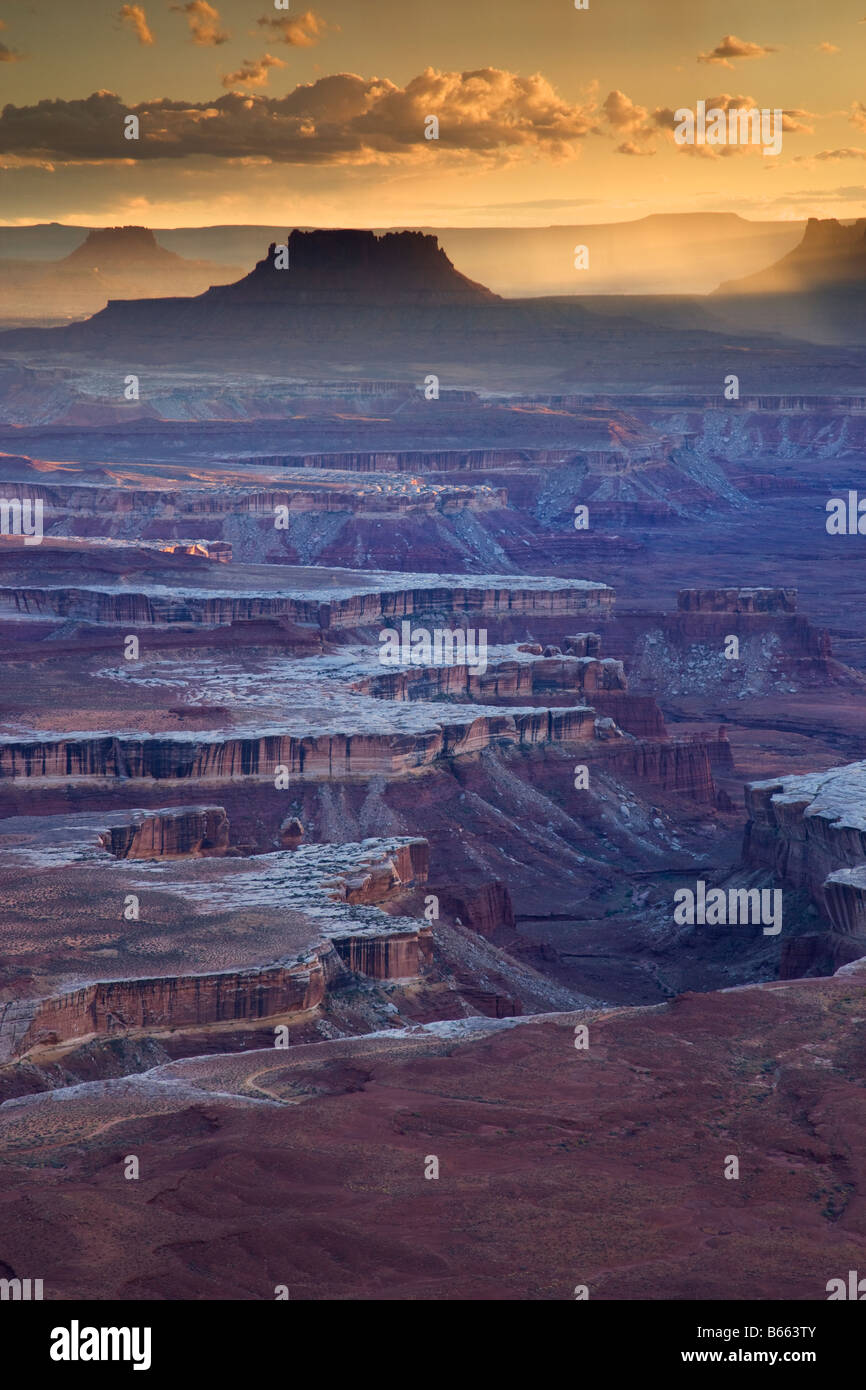 Green River mit Blick auf Insel im Himmel District Canyonlands National Park in der Nähe von Moab Utah Stockfoto