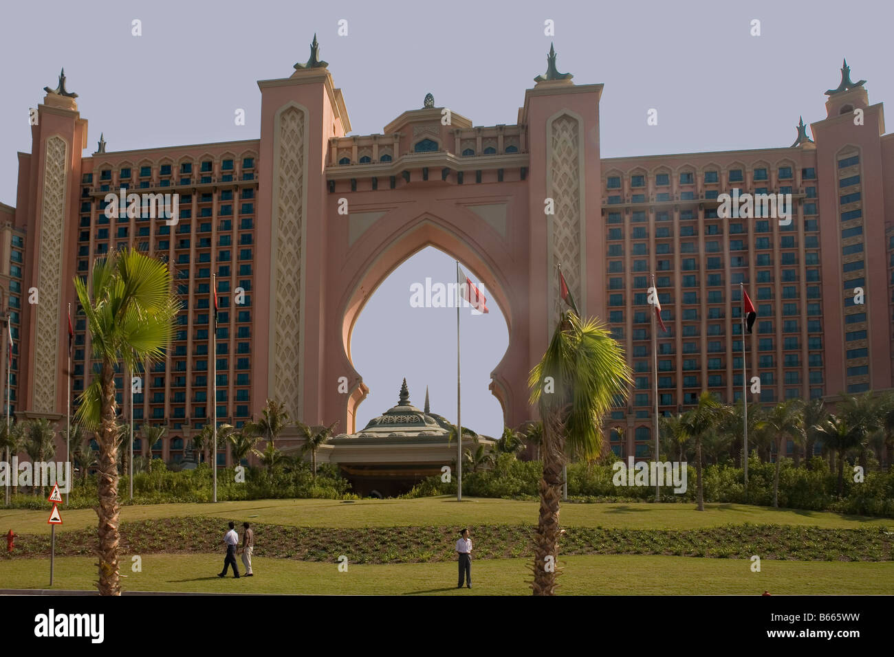 Vereinigte Arabische Emirate Dubai Palm Jumeirah Atlantis hotel Stockfoto