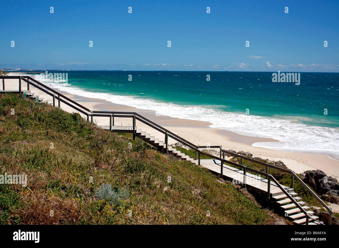 Cottesloe Beach Perth WA Westaustralien Stockfoto