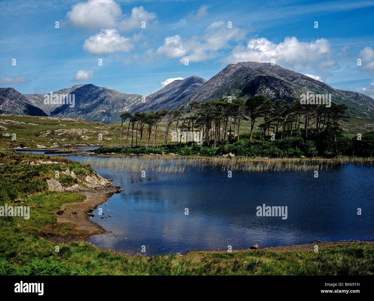 1538 Lough Derryclare Twelve Bens Connemara Co Galway Irland Stockfoto