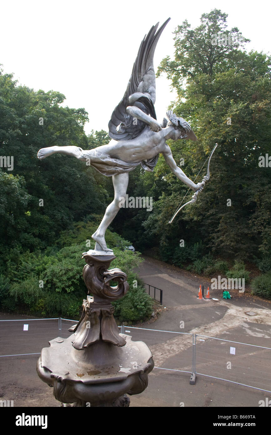 Rückkehr der restaurierte Statue Sefton Park Liverpool Stockfoto