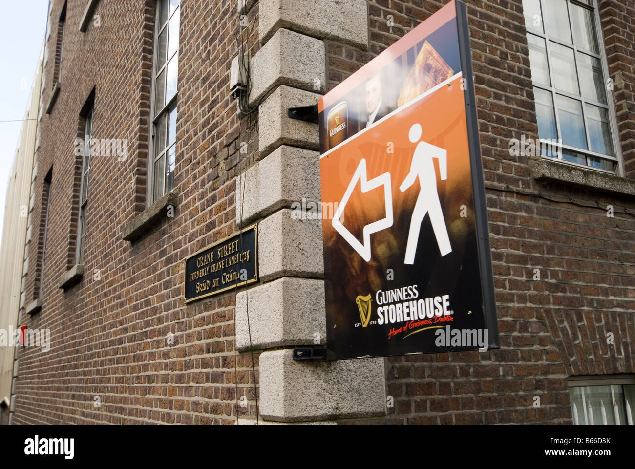 Guinness Storehouse Zeichen, Dublin, Irland Stockfoto