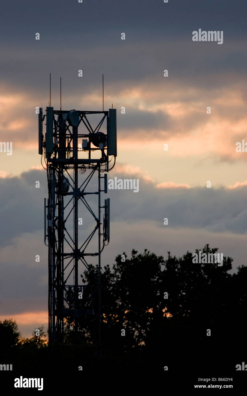 Handy-Mast, England, UK Stockfoto