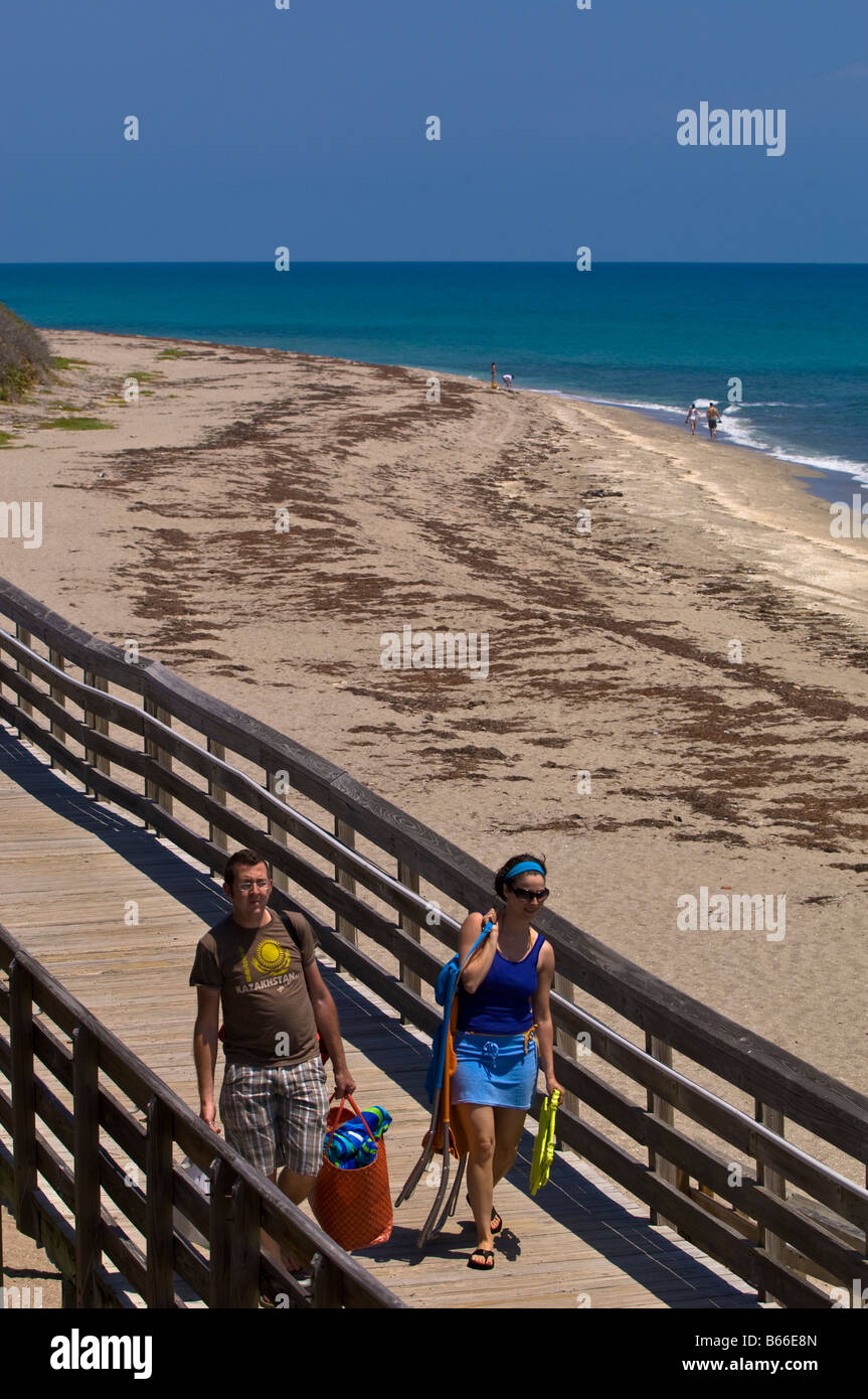 J D MacArthur Beach State Park Strand Gold Coast Florida Vereinigte Staaten von Amerika Stockfoto
