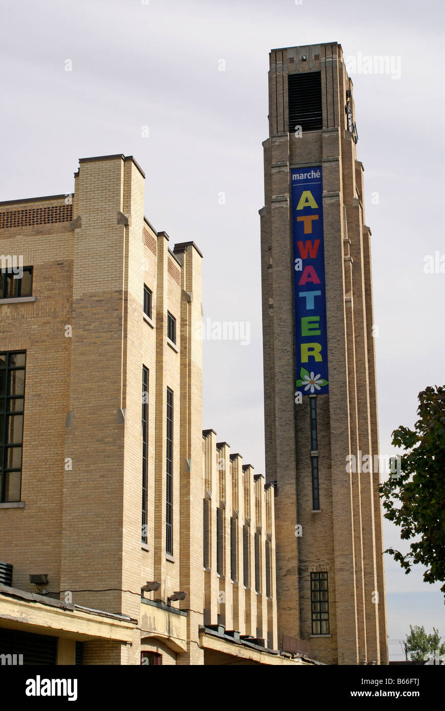 Der Atwater Market Gebäude in Montreal, Quebec, Kanada Stockfoto