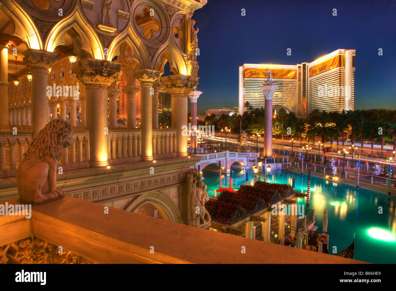 Das Venetian Resort Hotel und Casino Las Vegas Nevada Stockfoto