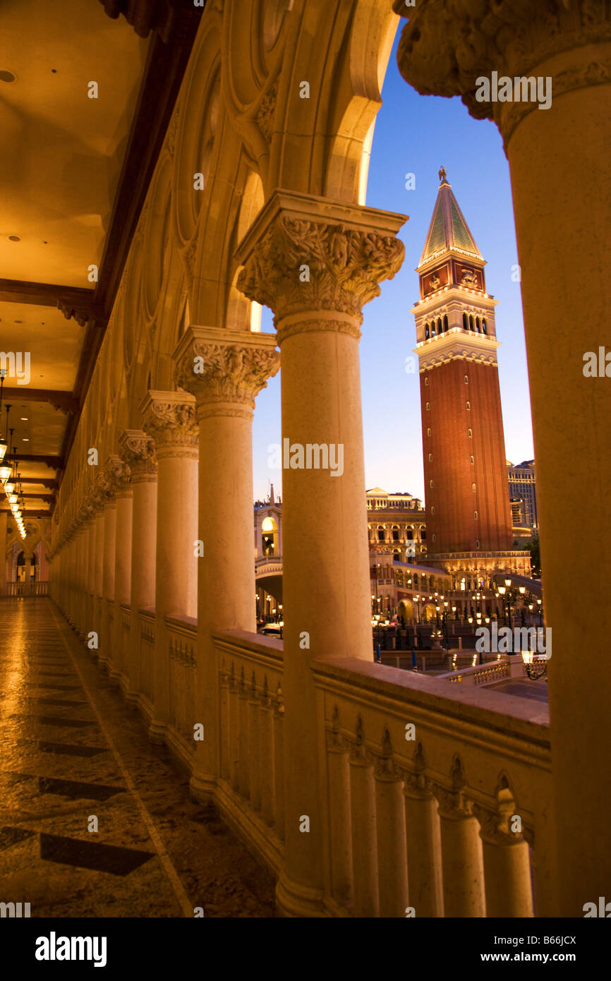 Das Venetian Resort Hotel und Casino Las Vegas Nevada Stockfoto