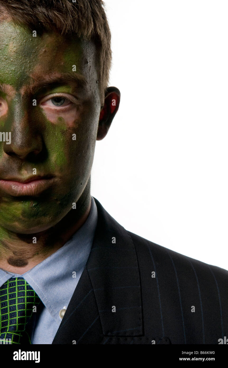 Corporate Krieger Stockfoto