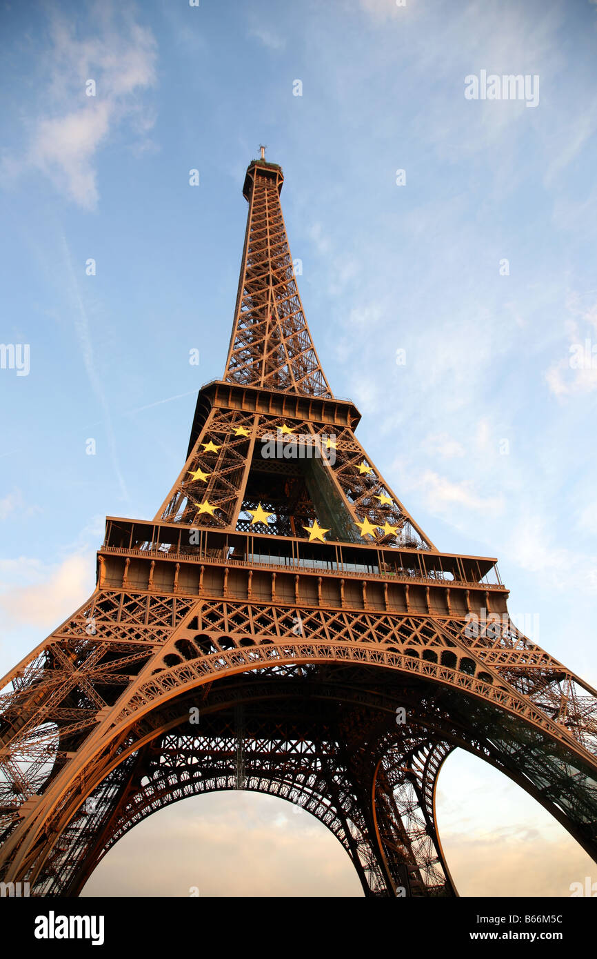 D Tour Eiffel Stockfoto