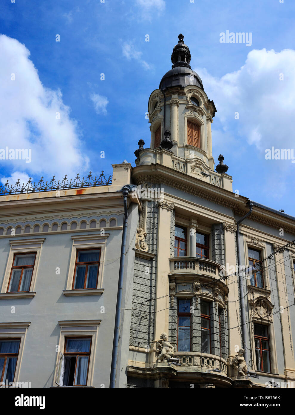 Alte Haus, Czernowitz Chernivtsi Oblast (Provinz), Ukraine Stockfoto