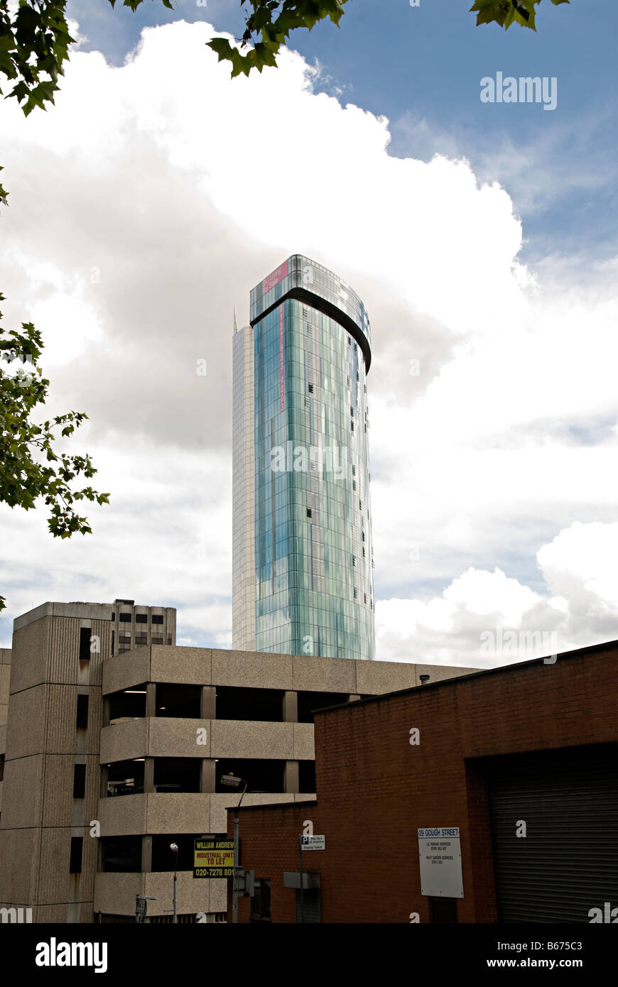 Birmingham Stadt Zentrum Beetham tower das höchste Gebäude in birmingham Stockfoto