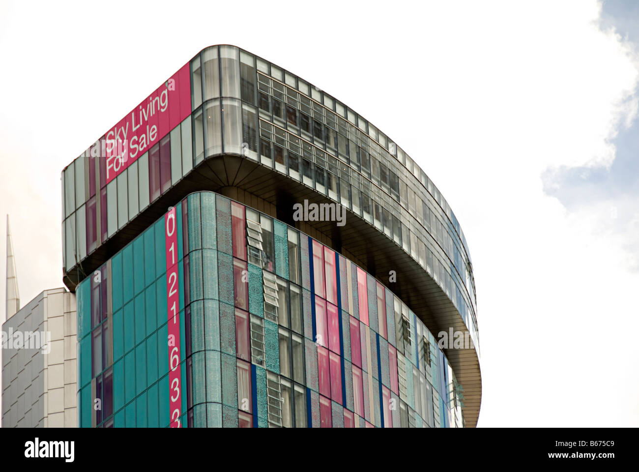 Birmingham Stadt Zentrum Beetham tower das höchste Gebäude in birmingham Stockfoto