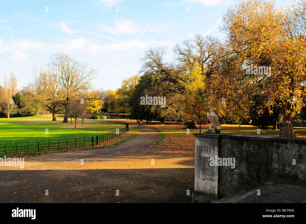 Osterley Park Garten Blick vom Londoner Haus Stockfoto