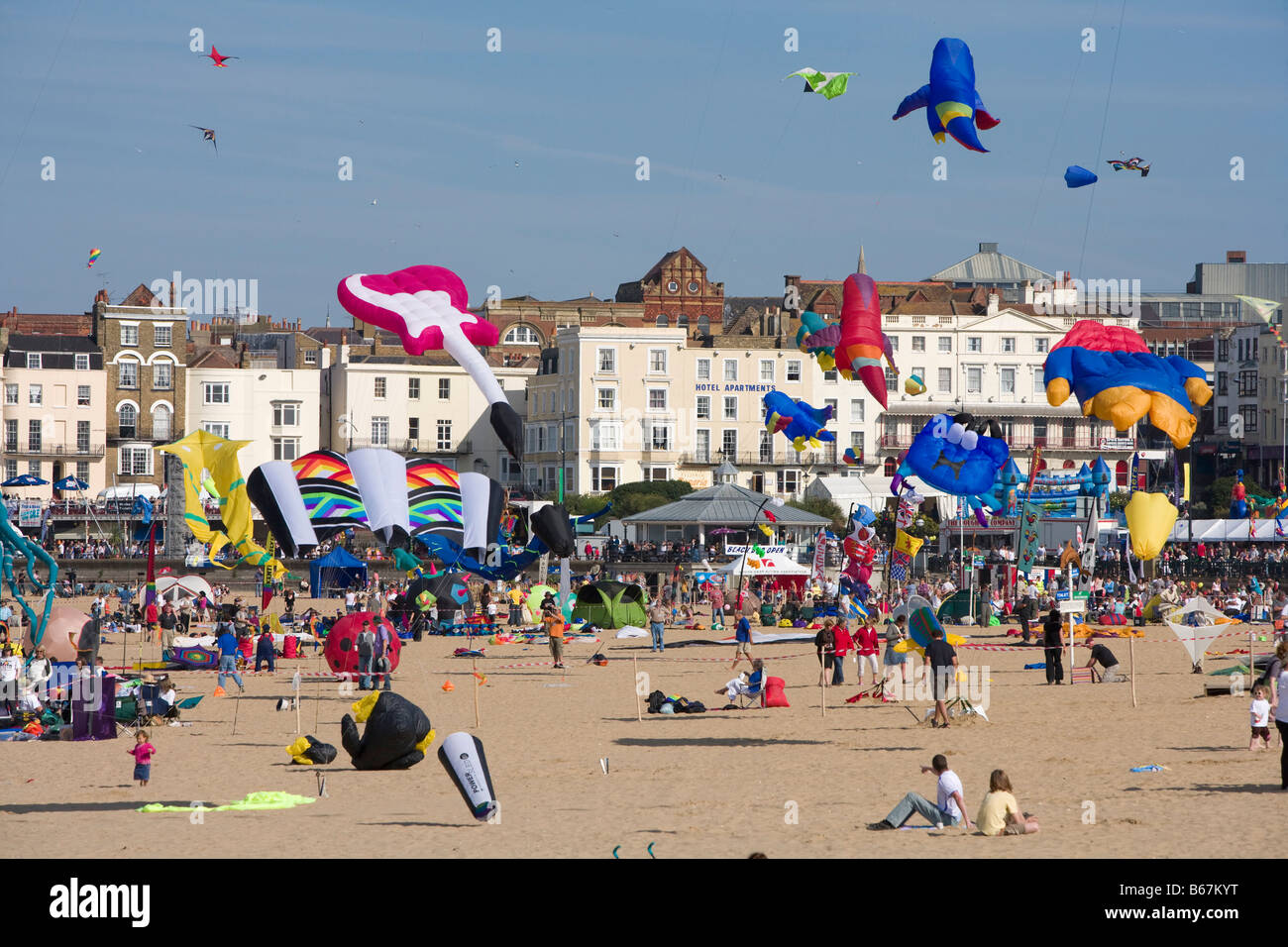 Margate Kite Festival Margate Beach Kent September Stockfoto