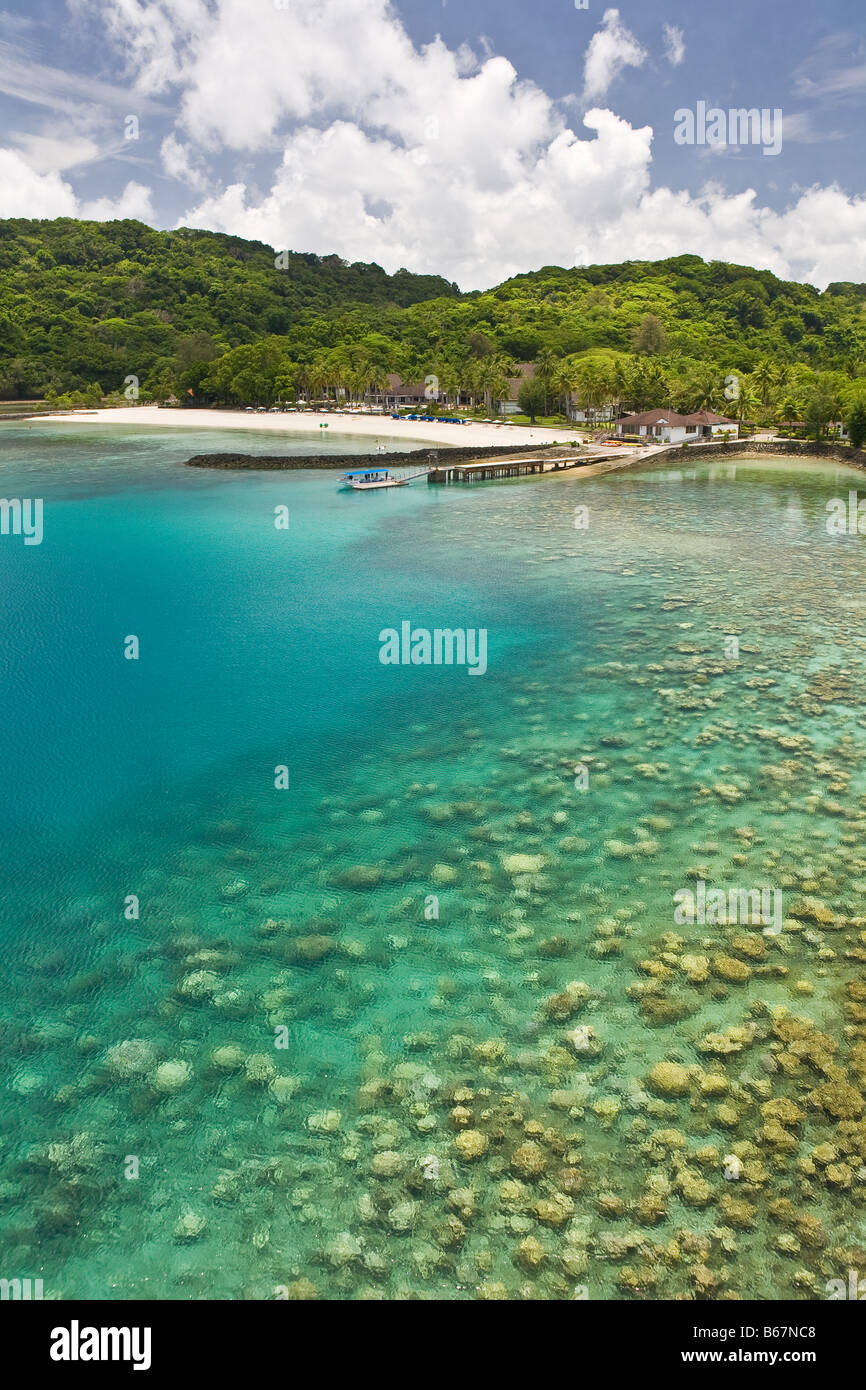 Strand auf Palau Mikronesien Pazifik Palau Stockfoto