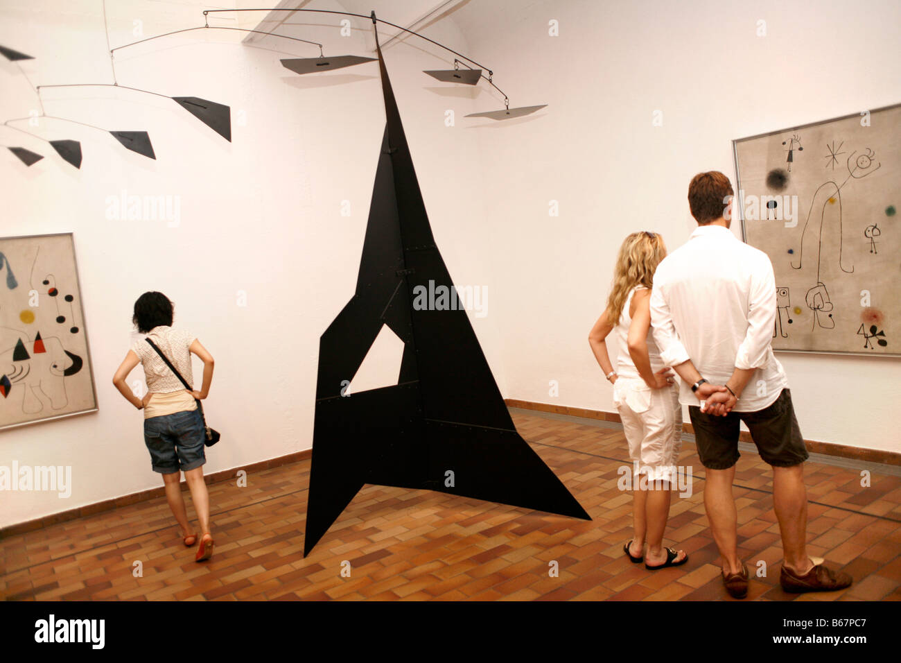 Fundacio Joan Miro, Miro Museum, Montjuic, Barcelona, Katalonien, Spanien Stockfoto