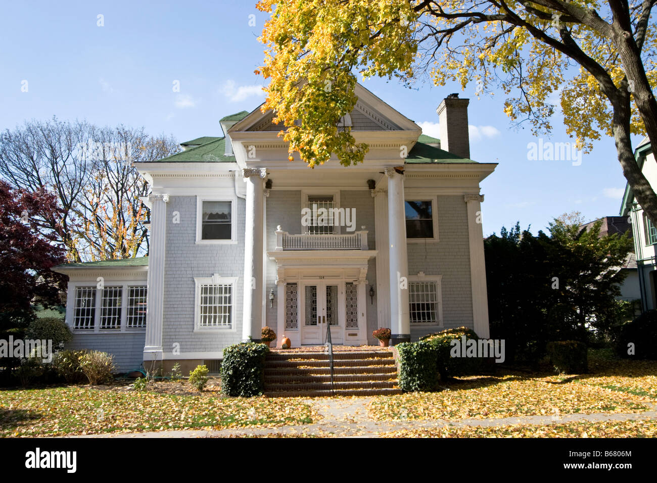 Das ehemalige Haus Russell Benedict, der Richter des Supreme Court of New York war, sieht man in Brooklyn, New York Stockfoto