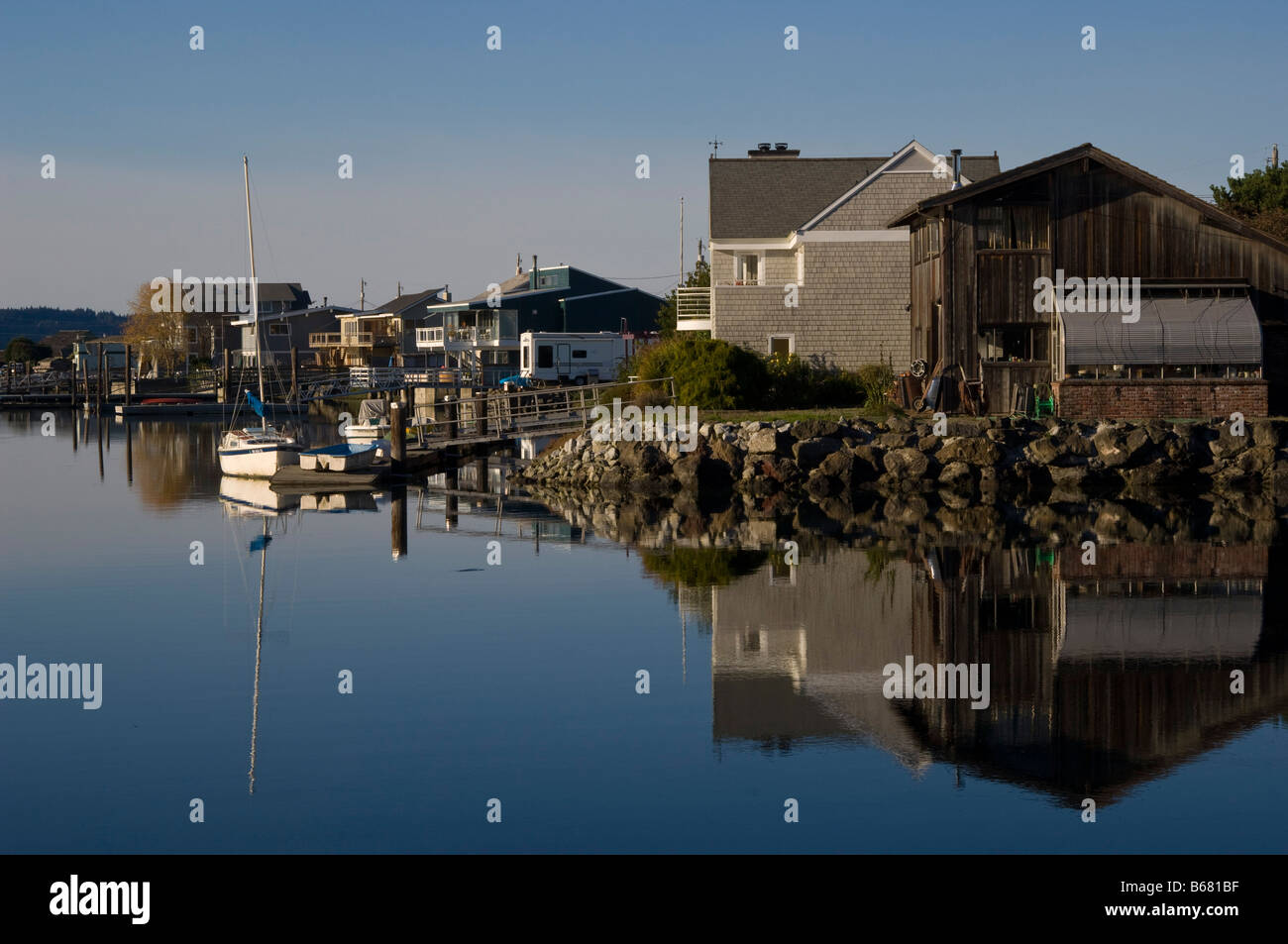 Zeigen Sie Monroe, Bainbridge Island, Puget Sound, Washington, USA Stockfoto