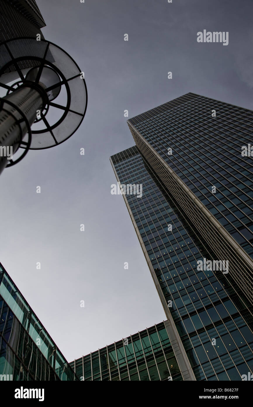 Ein Bürohaus (25 Bank Street) in Canary Wharf, London. Stockfoto